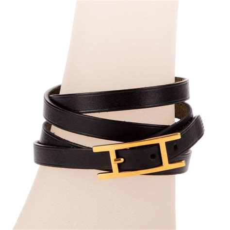 longueur bracelet hapi hermes taille|hermes black leather bracelet.